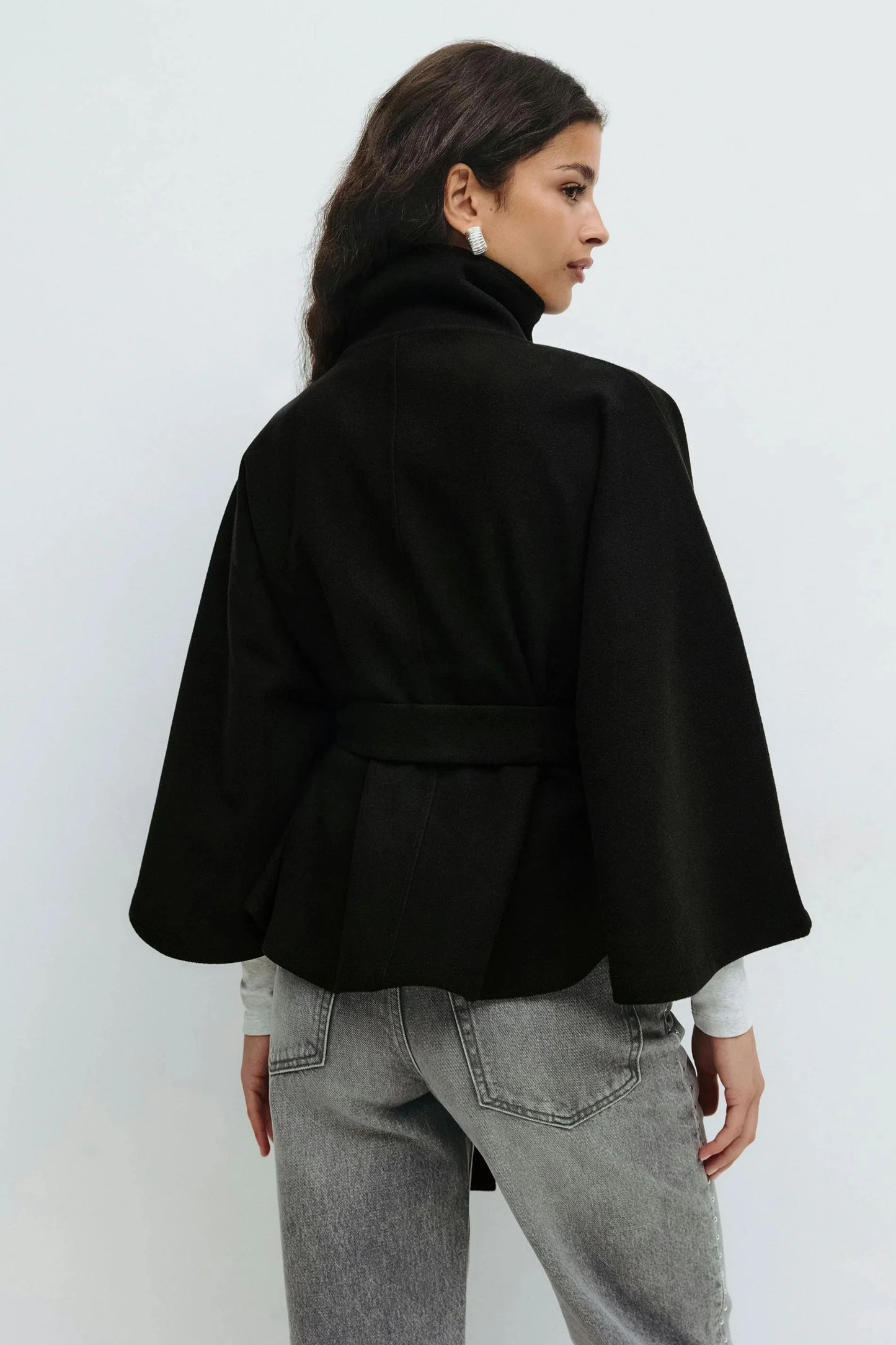 Emberlyn Belt cape Jacket