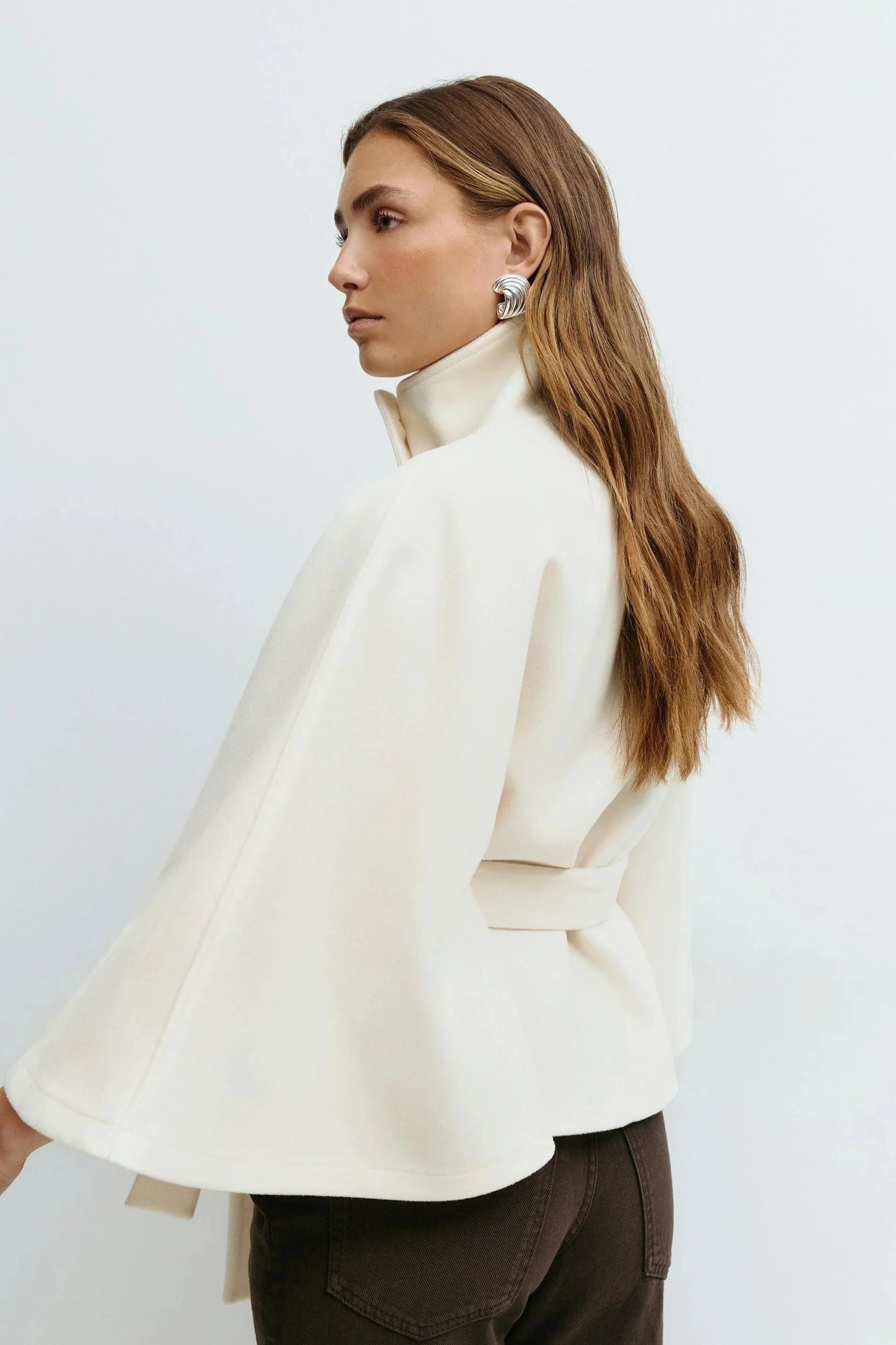 Emberlyn Belt cape Jacket