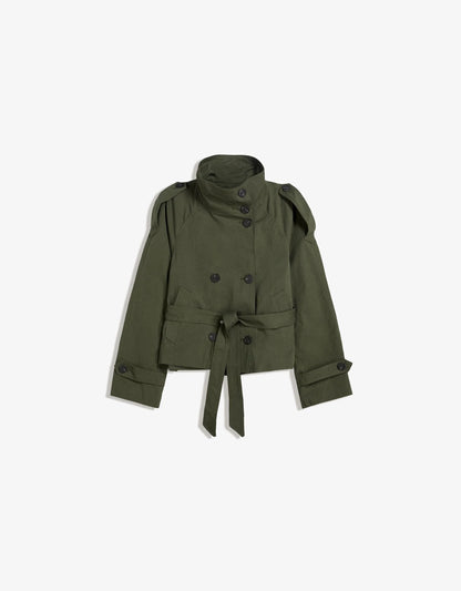 Cropped Emberlyn Trench Coat