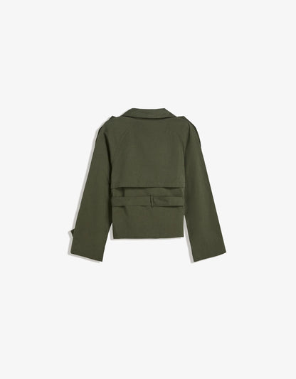 Cropped Emberlyn Trench Coat