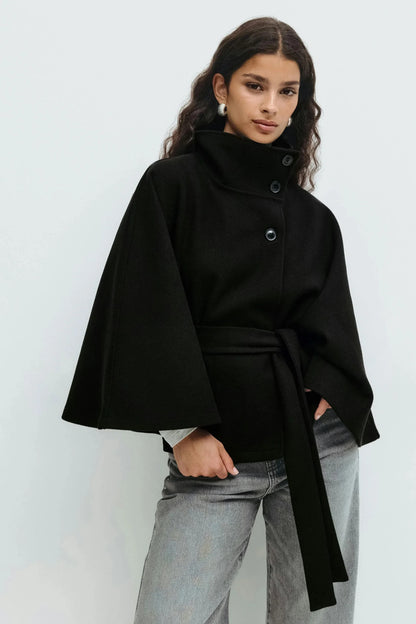 Emberlyn Belt cape Jacket