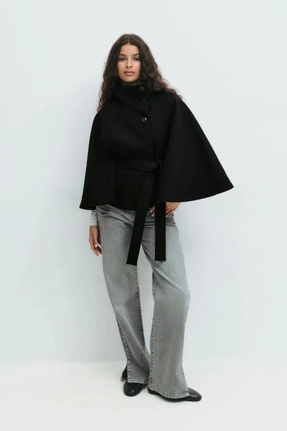 Emberlyn Belt cape Jacket