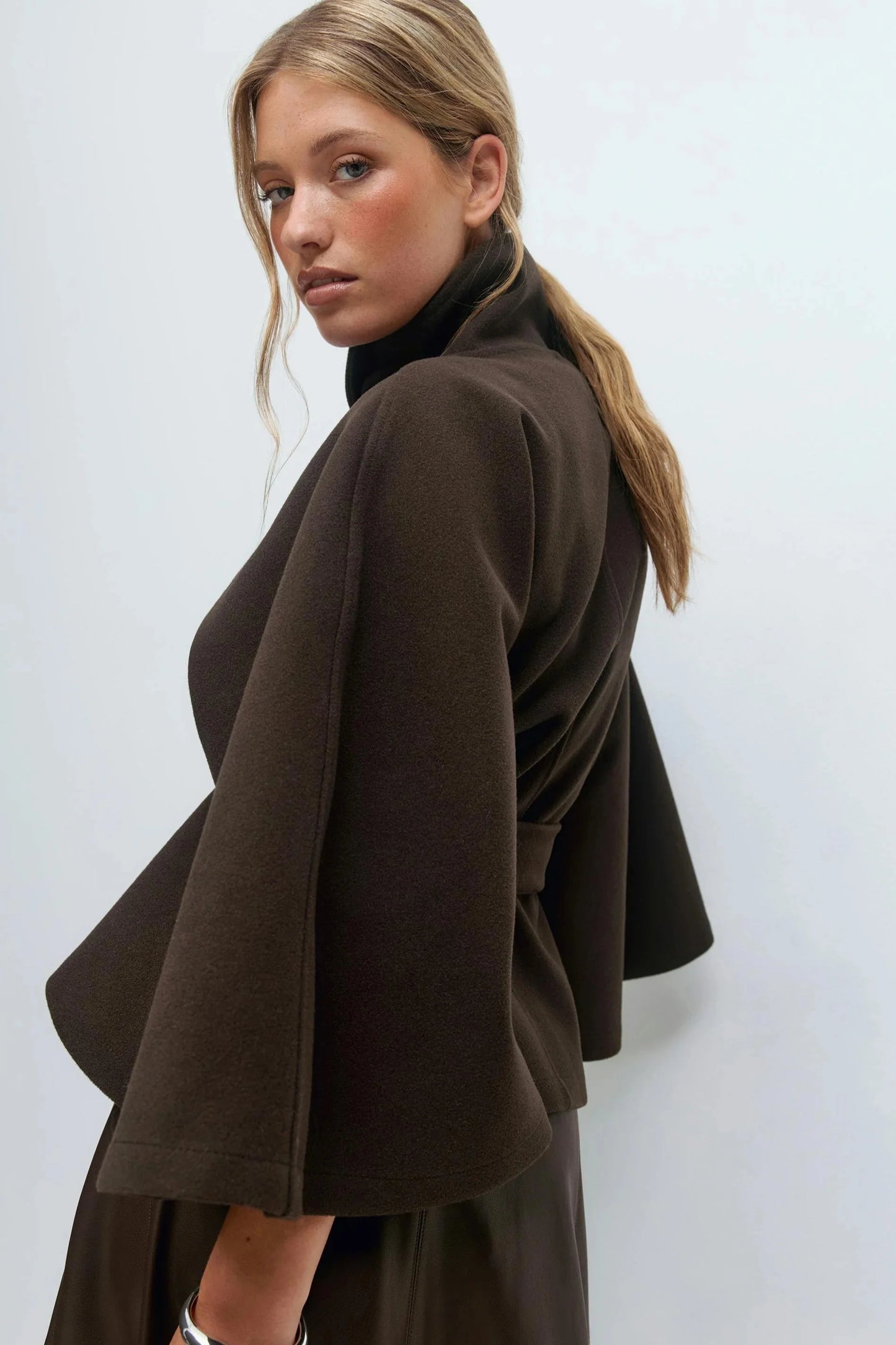 Emberlyn Belt cape Jacket