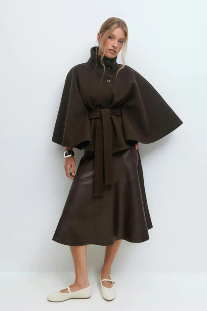 Emberlyn Belt cape Jacket