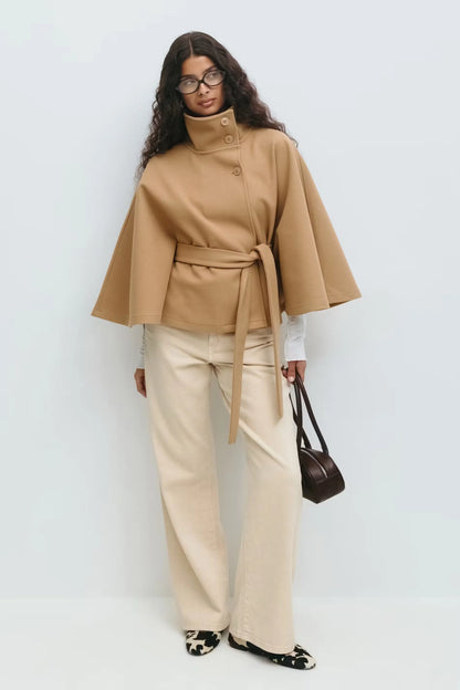 Emberlyn Belt cape Jacket