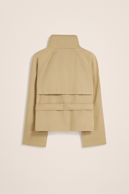 Cropped Emberlyn Trench Coat